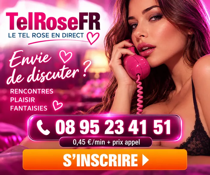 TelRoseFR : envie de discuter ? Appelle le 0895 23 41 51 (Service 0,45 €/min + prix appel) ou inscris-toi.